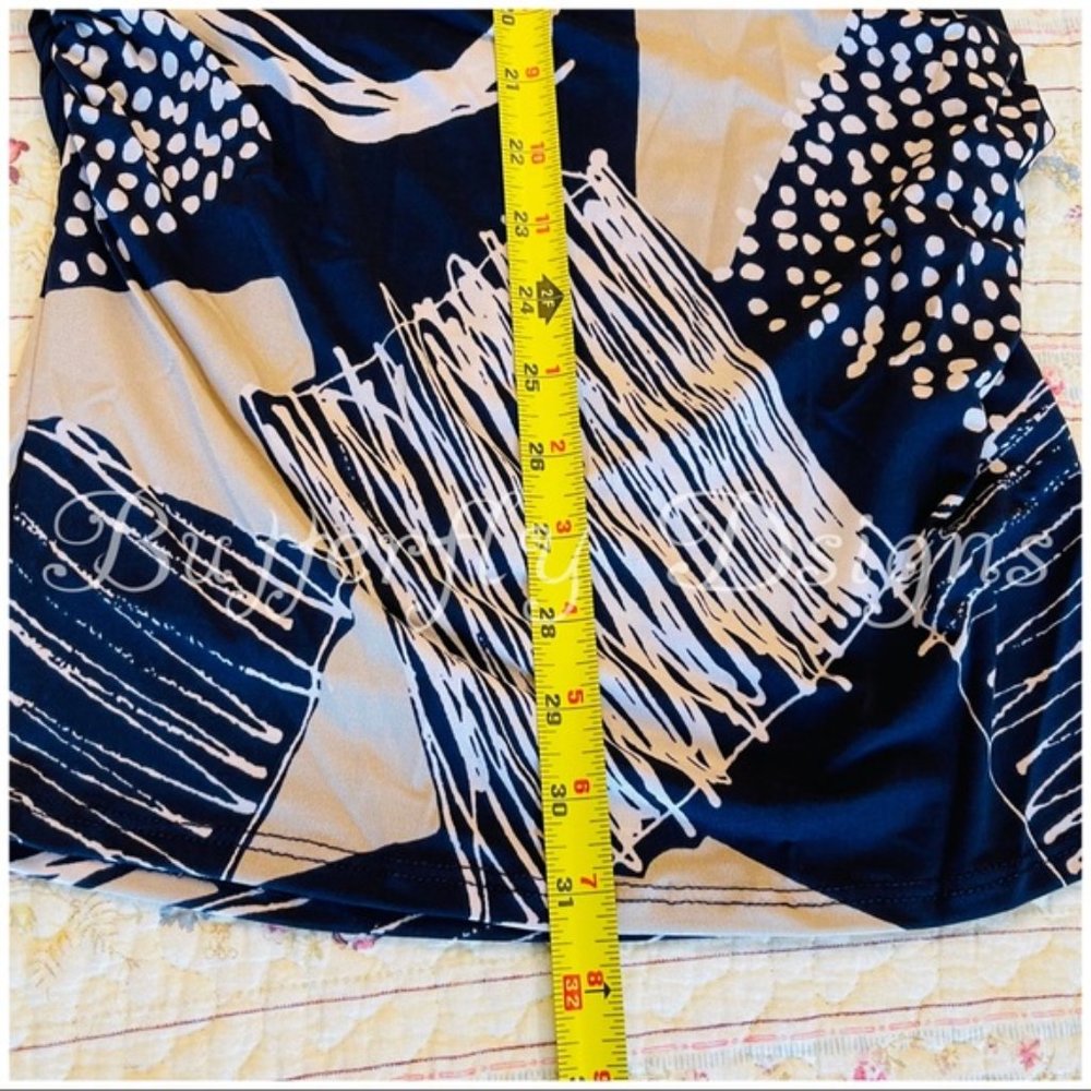 Maternity Abstract Baby Shower Dress - Picture 7 of 11